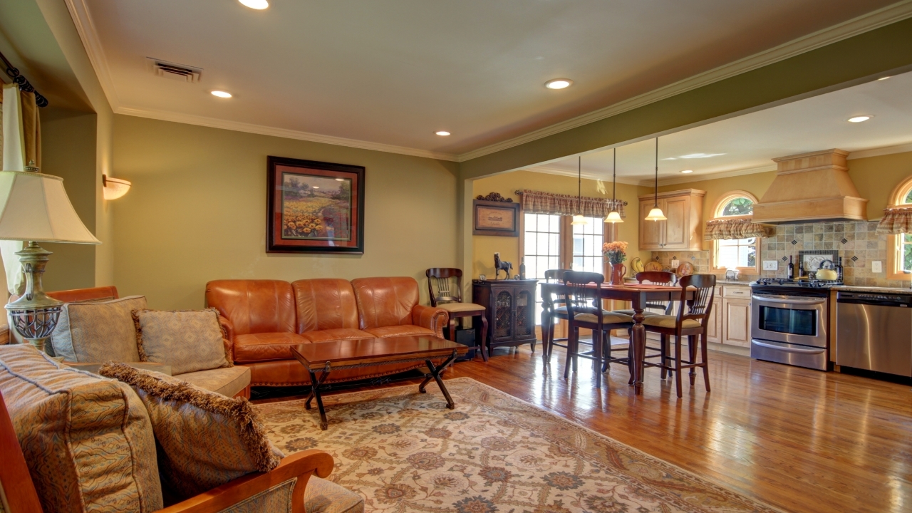 Living Room Kitchen