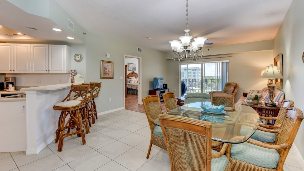 Dining Area And Living Room