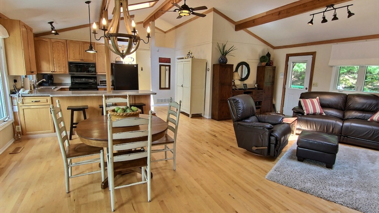 Dining room and Kitchen