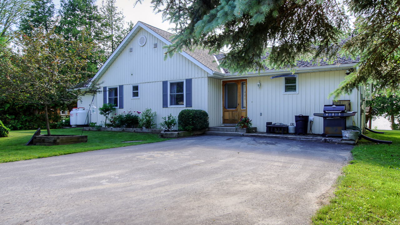 Paved driveway