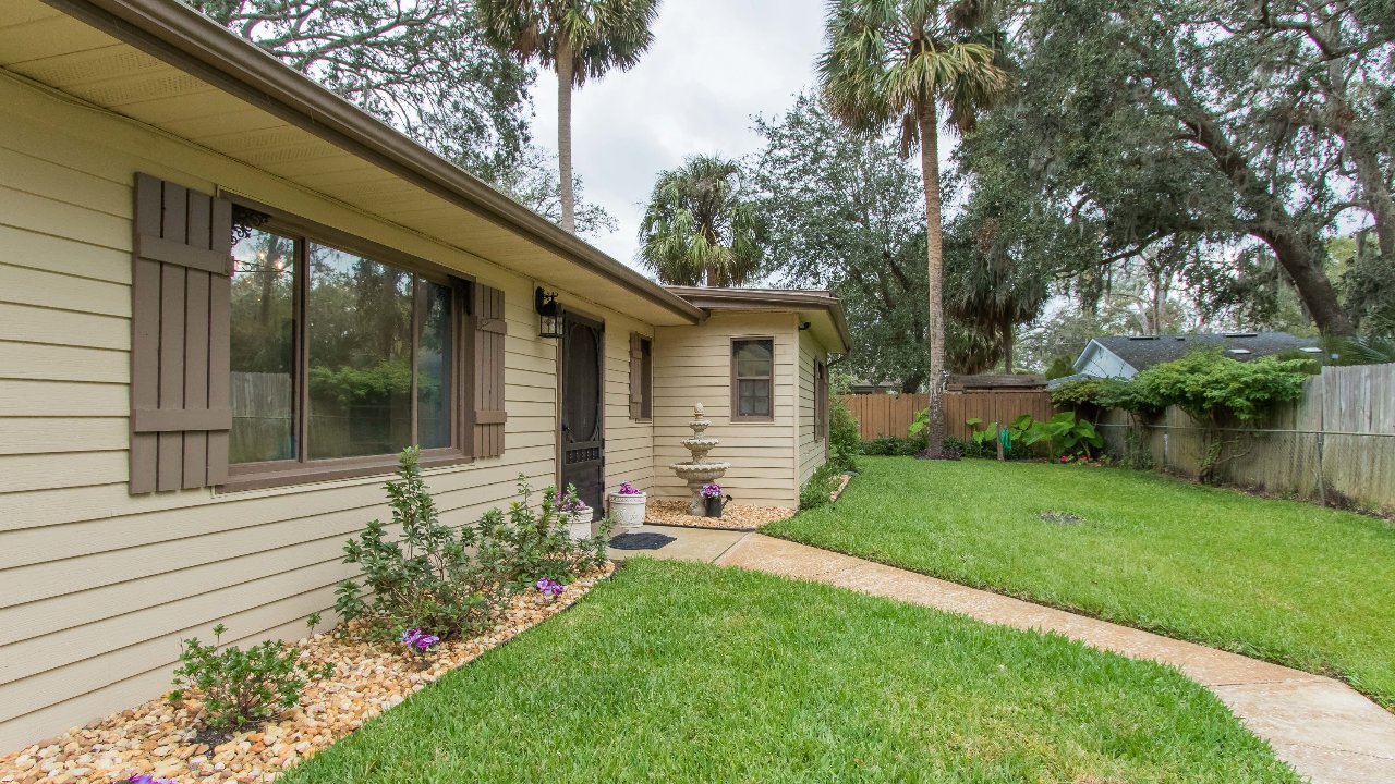 Sidewalk Leads to Front Door