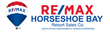 RE/MAX Horseshoe Bay Resort Sales Logo